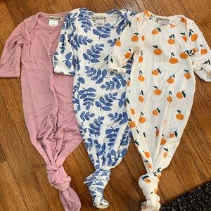 Spearmint Baby Knotted Gown Lot